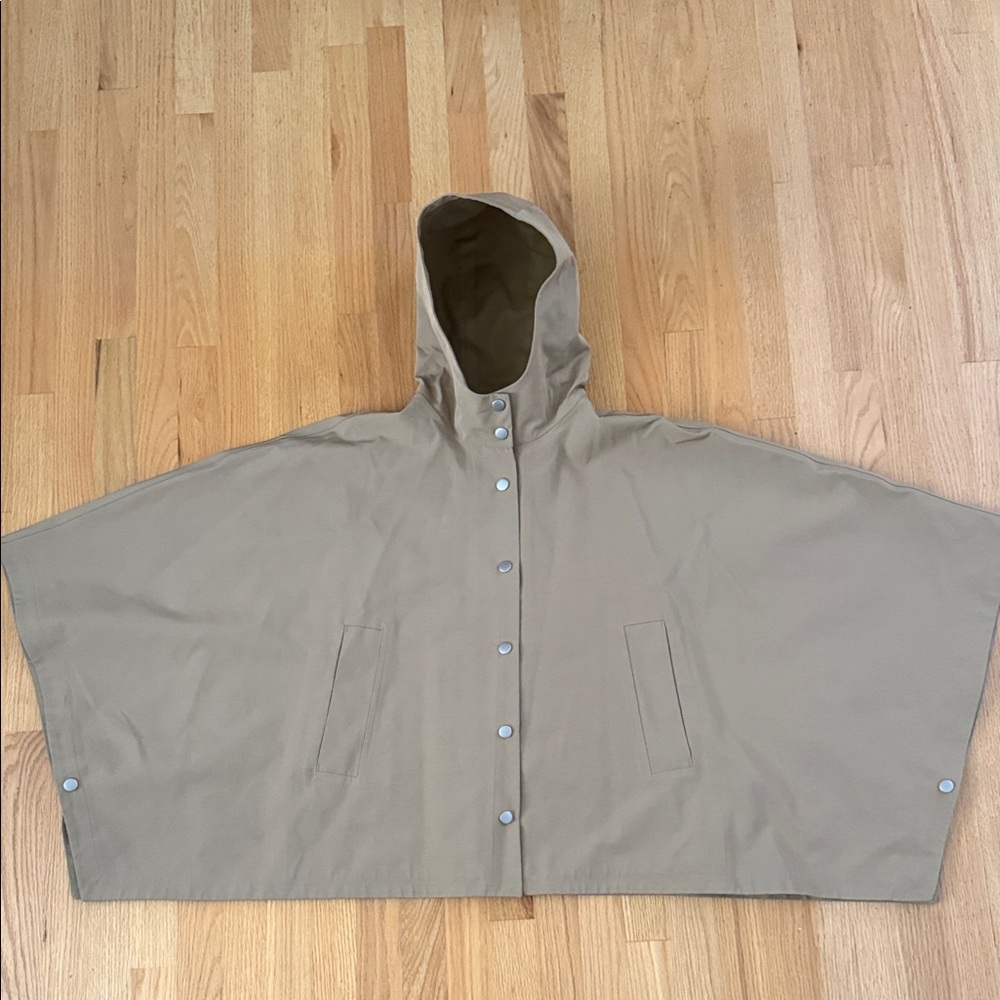 Zara Hooded Cape Jacket
